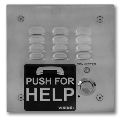 Viking Electronics VoIP Emergency Phone Stainless Steel