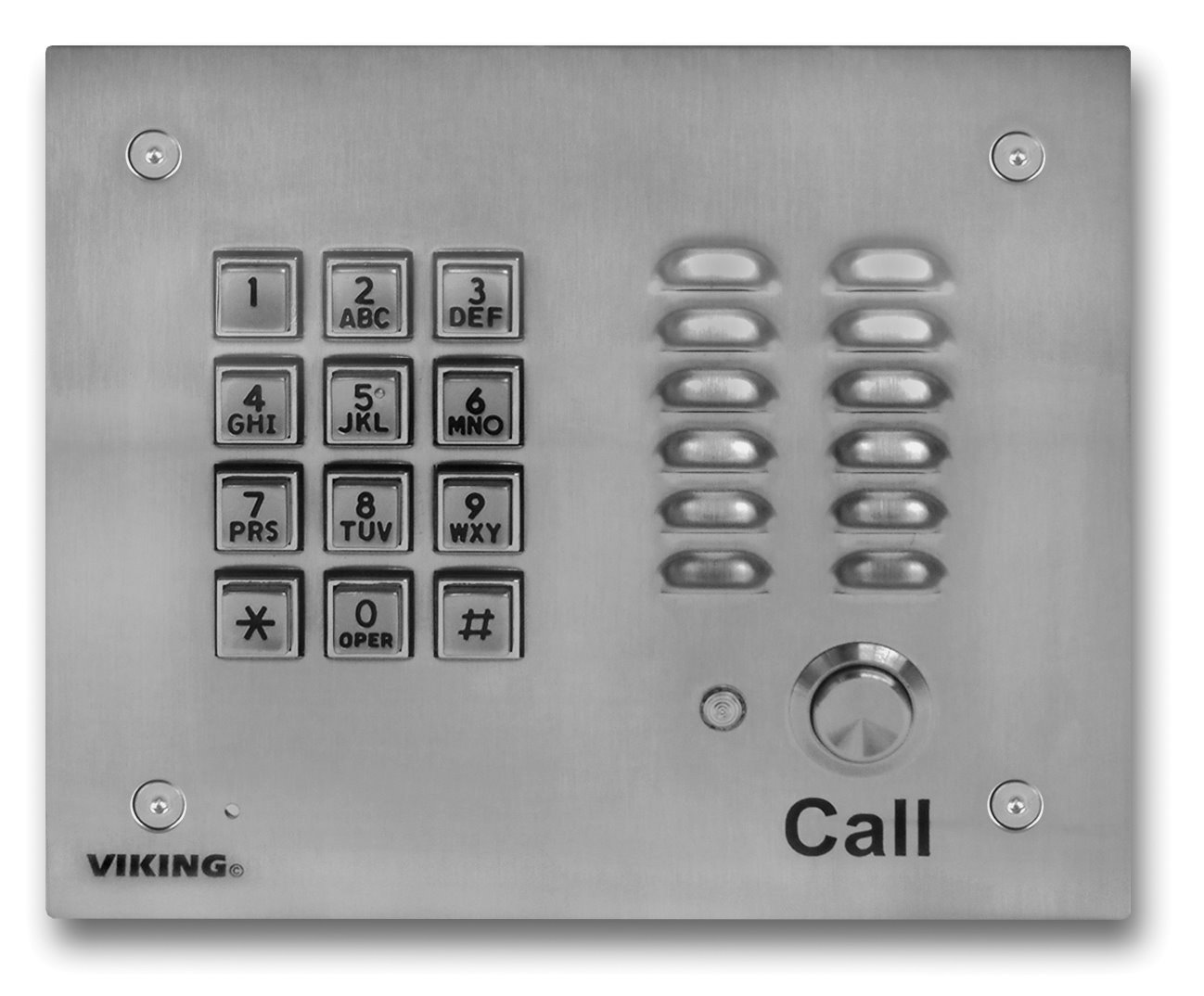 Viking Electronics SS Handsfree Phone W/ Key Pad