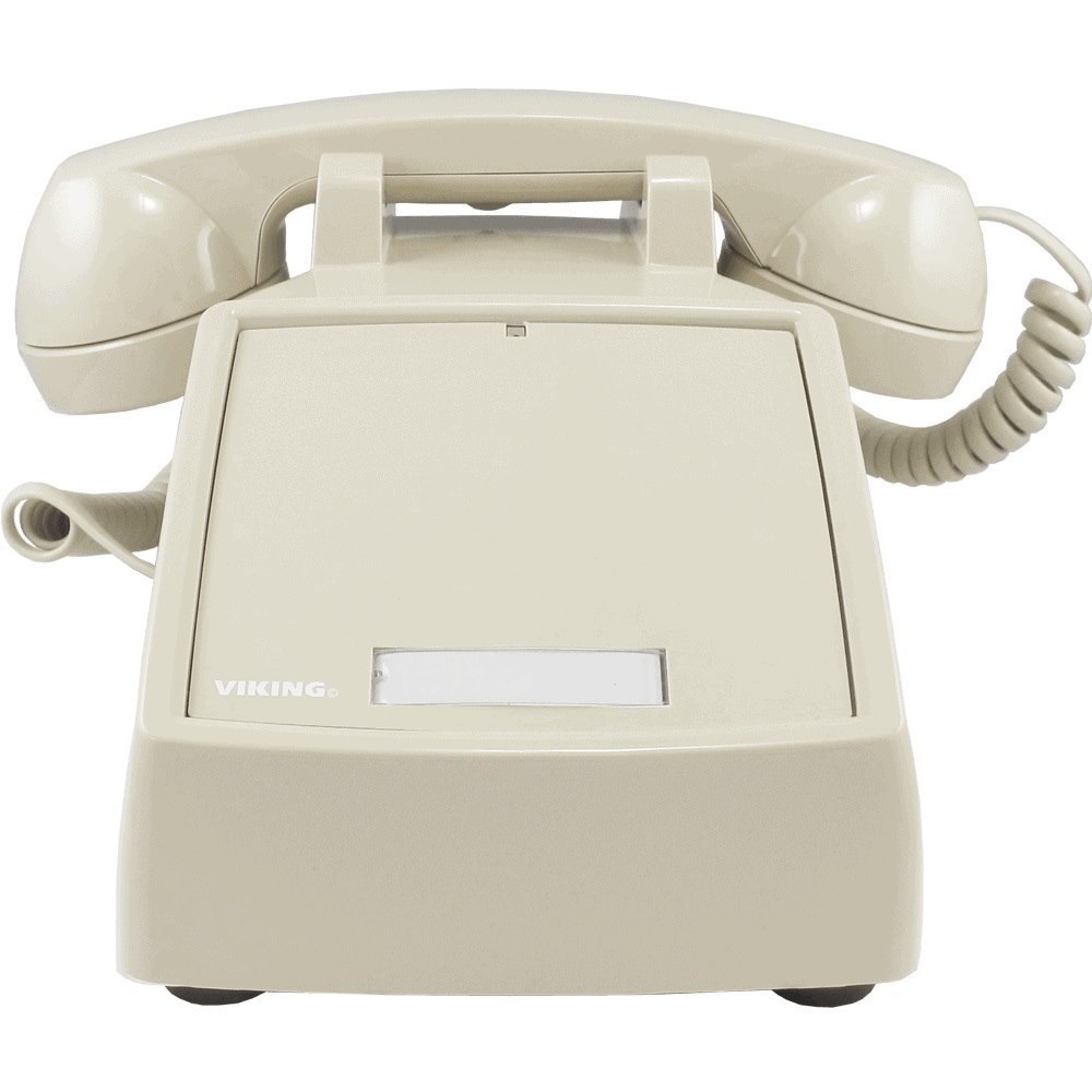 Viking Electronics Classic VoIP Desk Phone Auto Dialer Red
