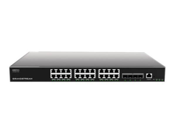 Grandstream Enterprise Layer 3 Managed Network Switch 24 X GigE 4 X SFP
