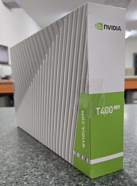 Nvidia T400, 4GB, GDDR6 64-Bit, 80GB/s, PCIe 3.0 X 16, Single Slot, 3X Mini DisplayPort 1.4, 30W, SFF, Turing, 3YR Warranty,BOX Opened - Full Warranty