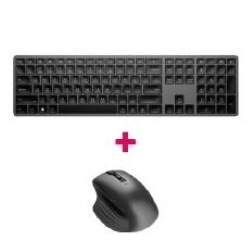 HP Bluetooth Keyboard and Mouse Bundle -  HP 975 Dual-Mode Wireless Keyboard 3Z726AA + HP 935 Creator Wireless Mouse 1D0K8AA