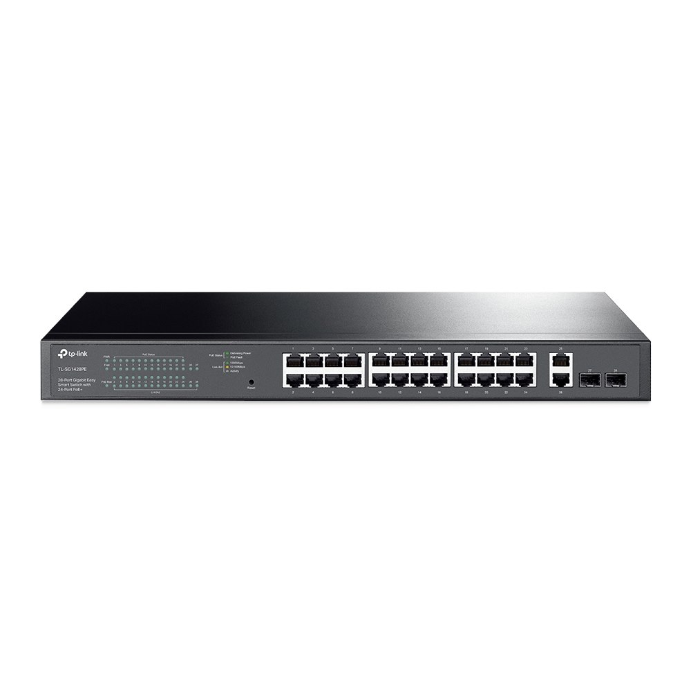 TP-Link Tl-Sg1428pe | 28 Port Gigabit Easy Smart Switch With 24 Port PoE+