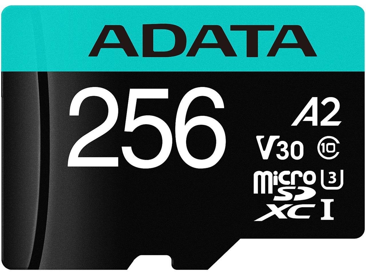 Adata Premier Pro 256 GB Class 10/UHS-I (U3) V30 microSDXC