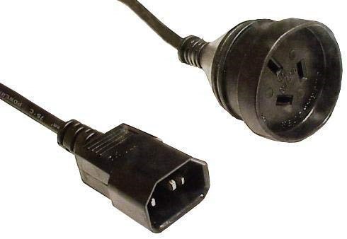 8Ware Power Cable Extension 3-Pin Au Female To Iec C14 Male In 15CM
