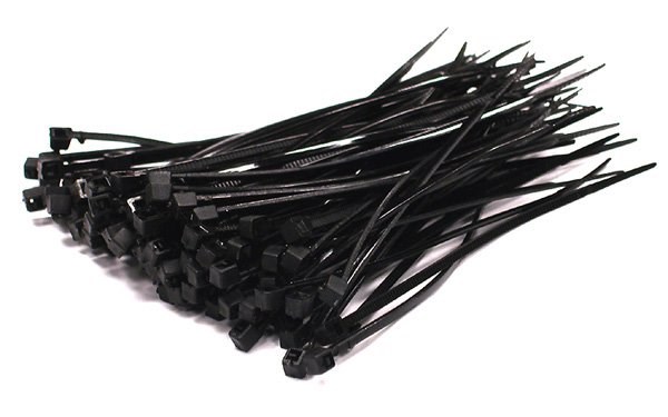 4Cabling Cable Ties - Nylon 203mm(L) X 4.8MM (W) Black | Bag Of 100