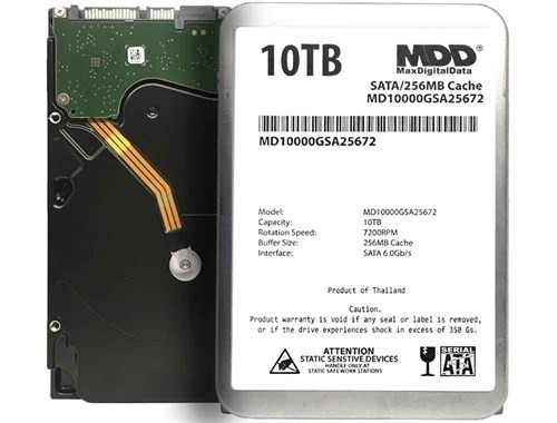 MDD 10TB 7200 RPM MAXDIGITALDATA