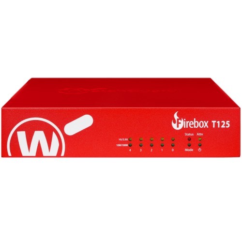 WatchGuard Firebox T125 Firewall Appliance w/ 3-Year Basic Security Suite