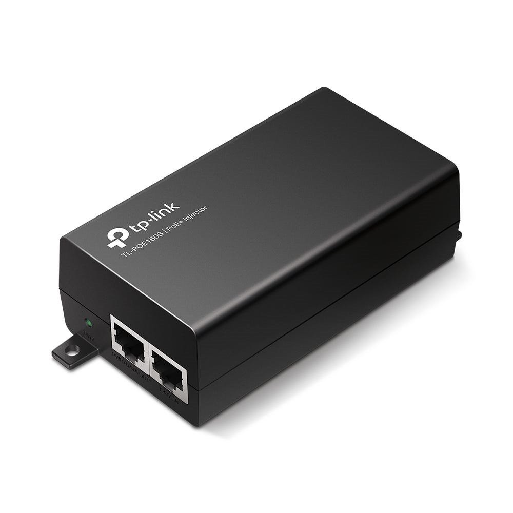 TP-Link | Poe160s | Omada PoE+ Injector, 1Gbps Port Speed, 802.3Af/At, Integrated Power Supply, Wall Mountable, Plug & Play