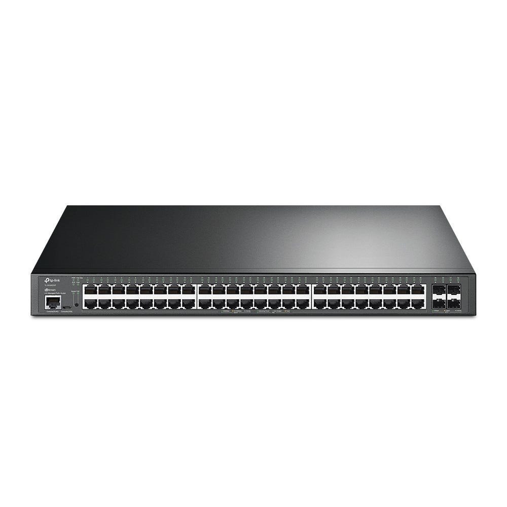 TP-Link | SG3452XP | Omada 48 Port Gigabit And 4 Port 10Ge SFP+ L2+ Managed Rackmount Switch With 48 Port PoE+