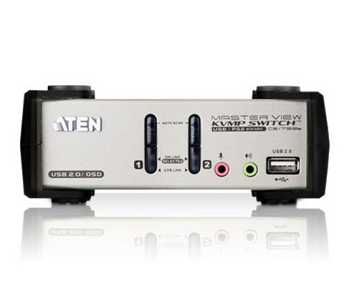 Aten Atn KVM 2P-Usb2-Aud-Osd-Cs1732b-At-U