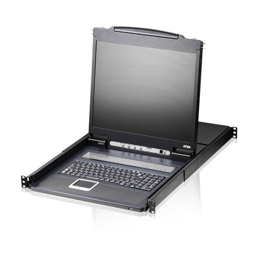 Aten Single Rail 19" 16-Port Ps/2-Usb Vga LCD KVM Switch