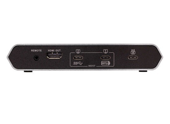 Aten 2-Port Usb-C KVM Switch (Dock) With Power Pass-Through