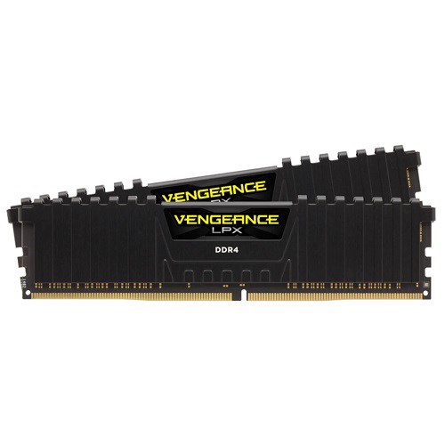 Corsair Vengeance LPX DDR4, 3200MHz 32GB 2 X 288 Dimm, Unbuffered, 16-20-20-38, Black Heat Spreader, 1.35V, XMP 2.0
