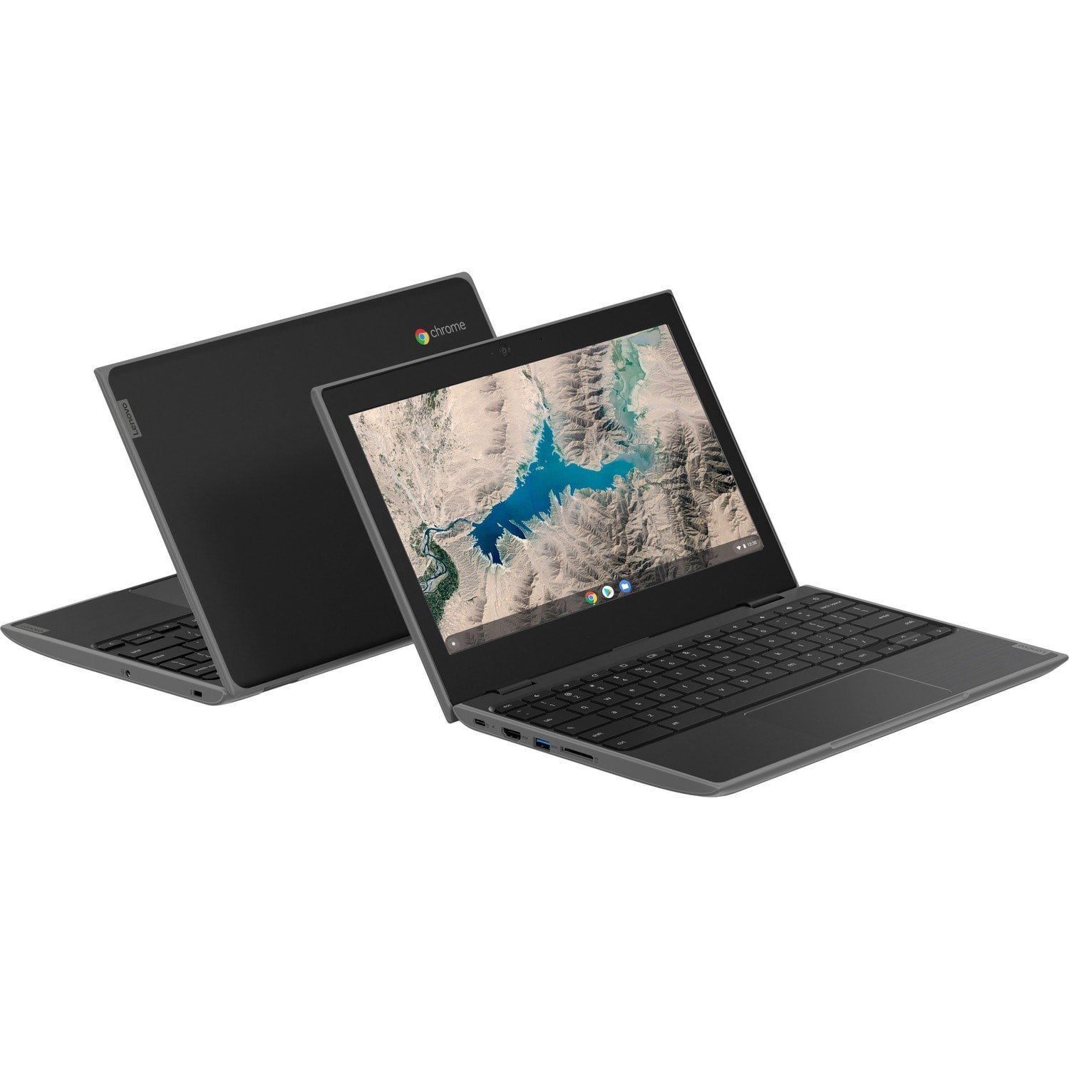 Lenovo 100e Chromebook 2nd Gen 82CD0000US 11.6" Chromebook - HD - 1366 x 768 - AMD A-Series A4-9120C Dual-core (2 Core) 1.60 GHz - 4 GB Total RAM - 32 GB Flash Memory - Black, Gray