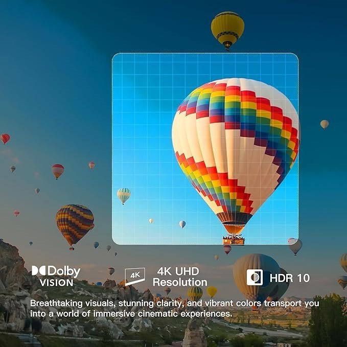 FPD 50 Inch Smart TV, 4K LED Google TV with Google Play Built-in Google Cast, HDR 10, MEMC, Voice Remote, Dolby Atmos & Vision, UHD Stream Live Television (CG50-C3,2024)