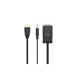 Comsol 2MTR Hdmi Male To Vga + Audio Male Cable