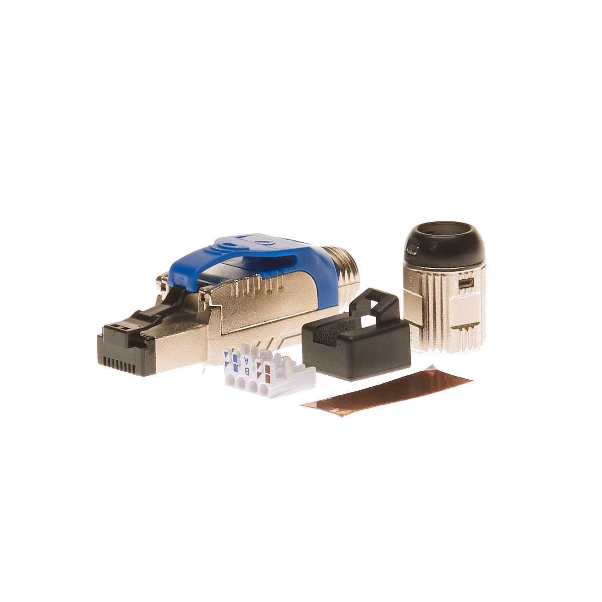 4Cabling Cat6a Shielded Field Termination Toolless Plug
