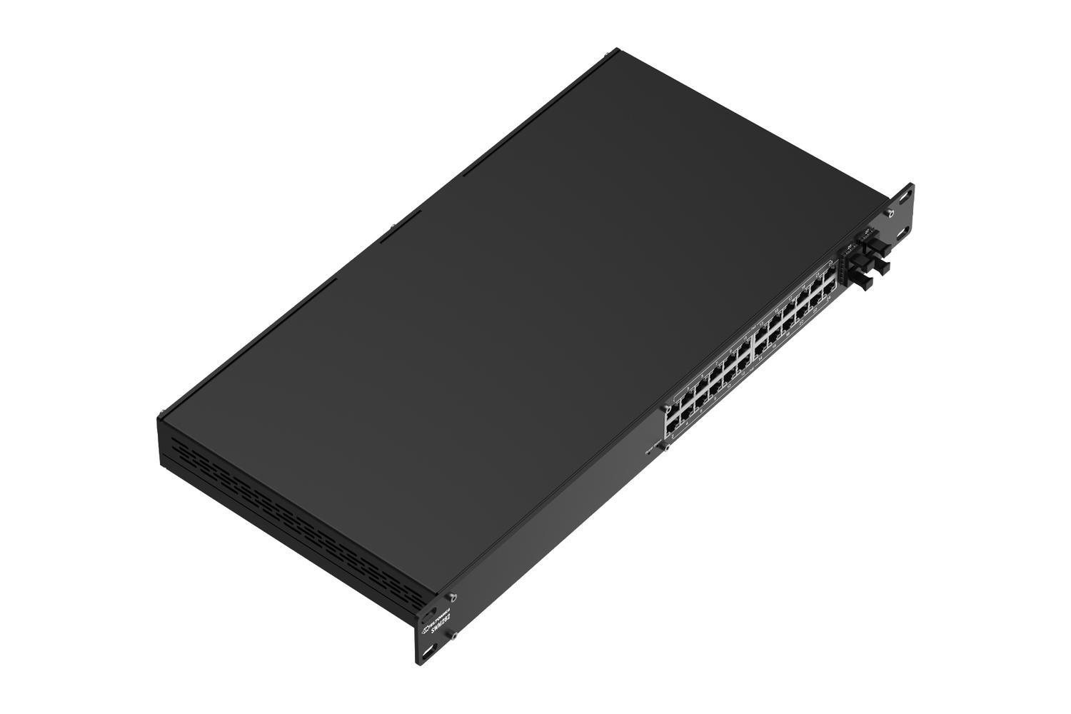Teltonika | SWM282 | 24 Port Gigabit PoE+ Managed Switch With 4 X SFP Slots