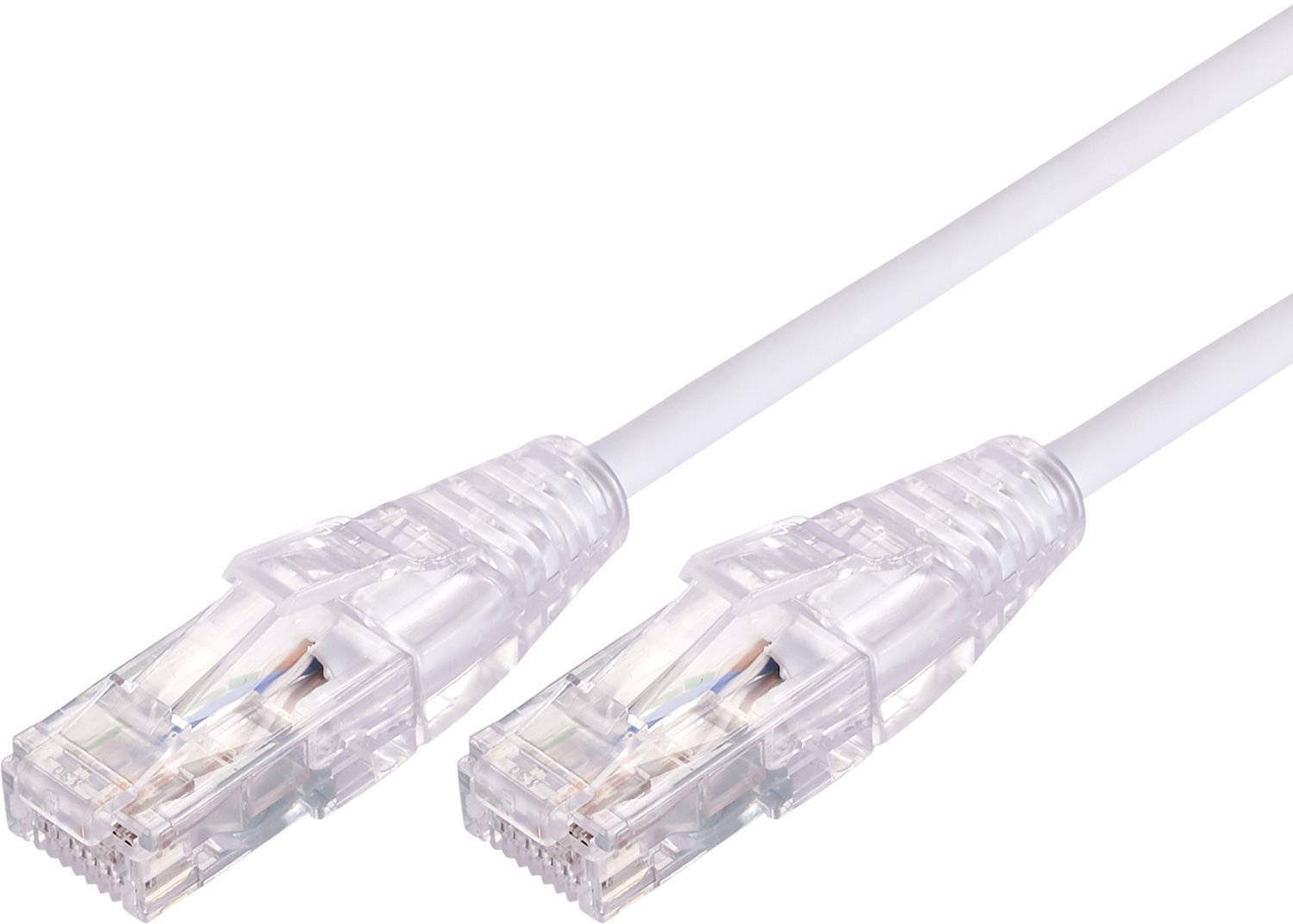 Comsol 2M 10GbE Ultra Thin Cat 6A Utp Snagless Patch Cable LSZH (Low Smoke Zero Halogen) - White