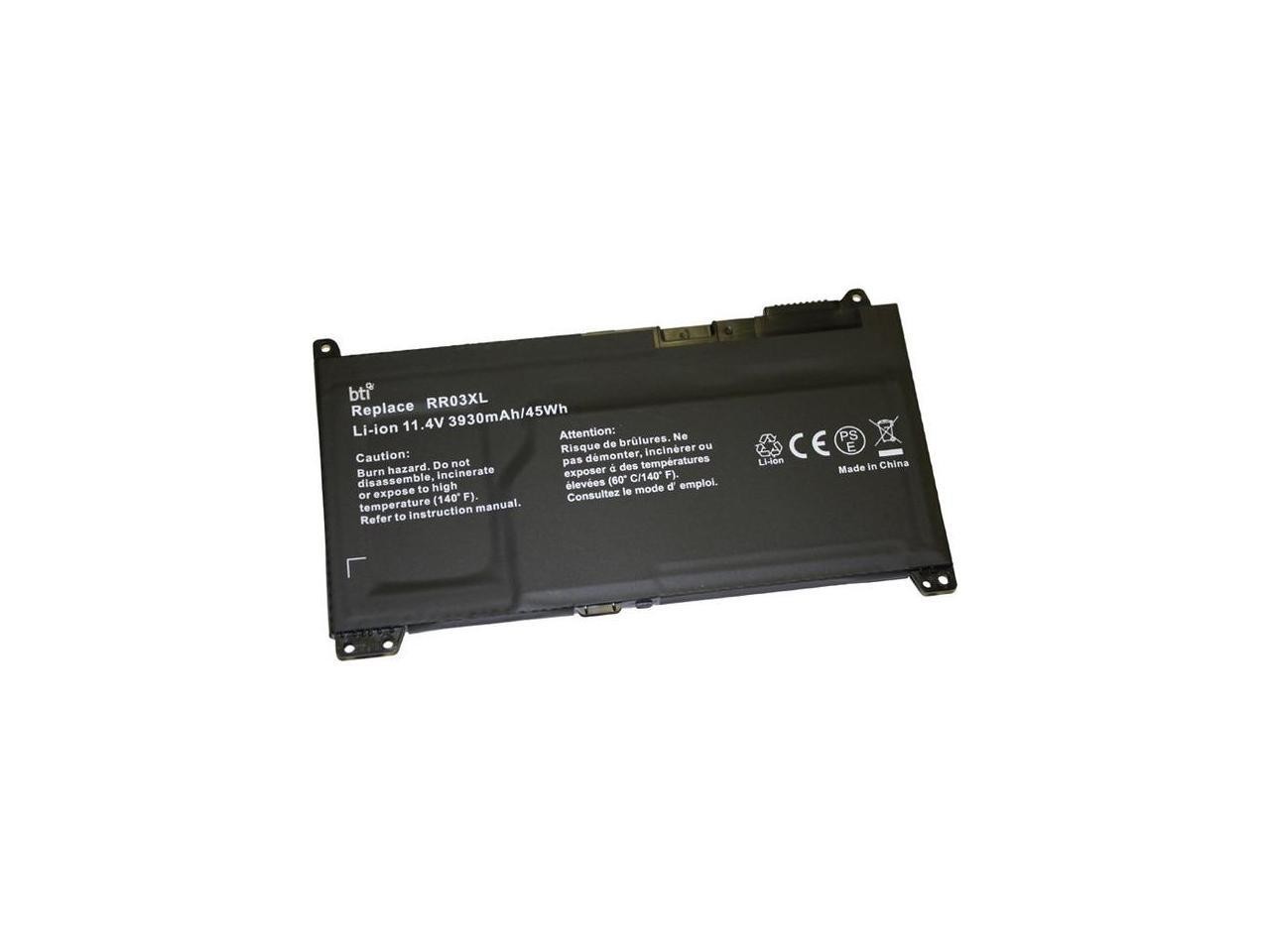 BTI RR03XL-BTI 11.4V 48WHR LI-ION BATTERY 851477-421, RR03XL, 851610-850, 851610-855, RR03048XL-PR PROBOOK 470 G5, 455 G5, 455 G4, 450 G5, 450 G4, 440 G5, 440 G4, 430 G5, 430 G4, MT21, MT20