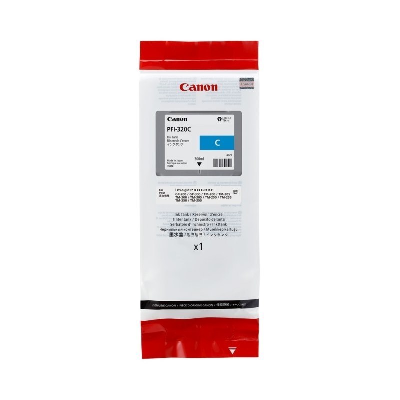 Canon PFI-320C Original High Yield Inkjet Ink Cartridge - Cyan - 1 Pack