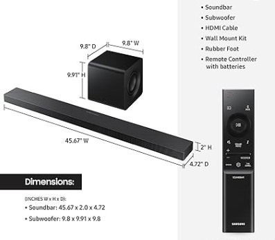 Samsung Q-Series Soundbar HW-QS700F