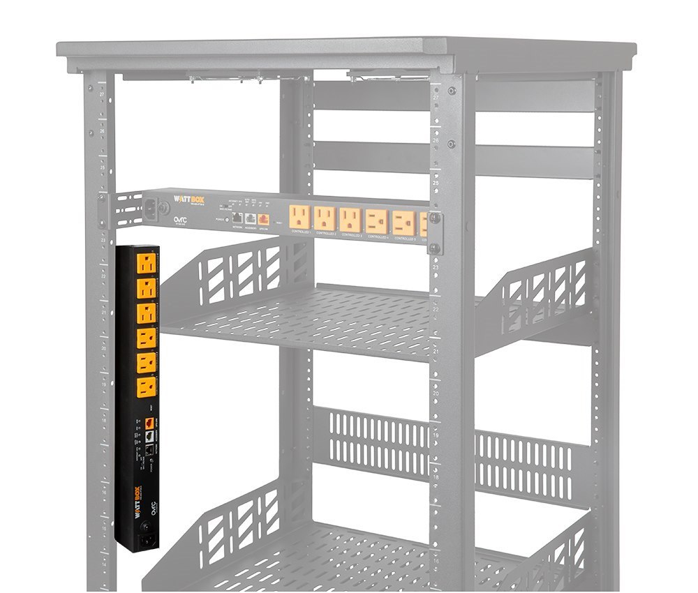 WattBox® 800 Series IP Surge Protector | 6 Individually Controlled & Metered Outlets