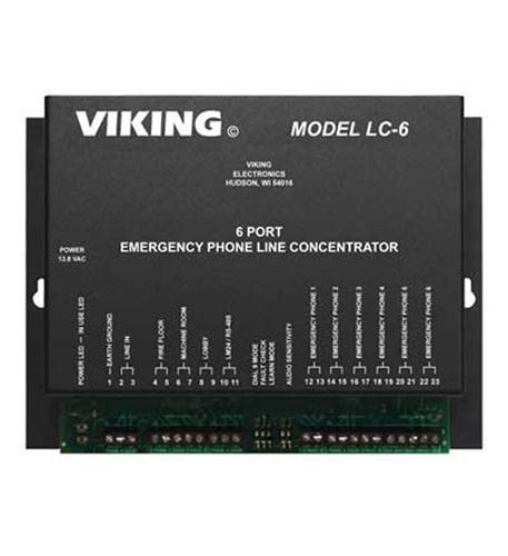 Viking Electronics 6 Port Line Concentrator For Emergency