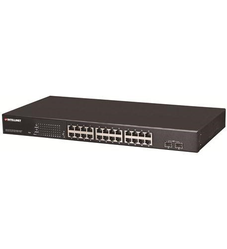 Intellinet 24 Port Gigabit Switch All Poe Managed