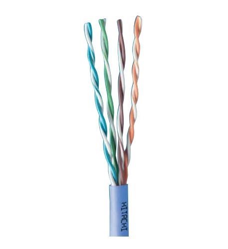 Hitachi 39419-8-BL2 CAT5e Plenum Blue 1000 FT