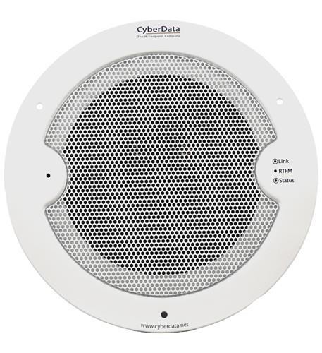 CyberData Sip Speaker With Talkback White