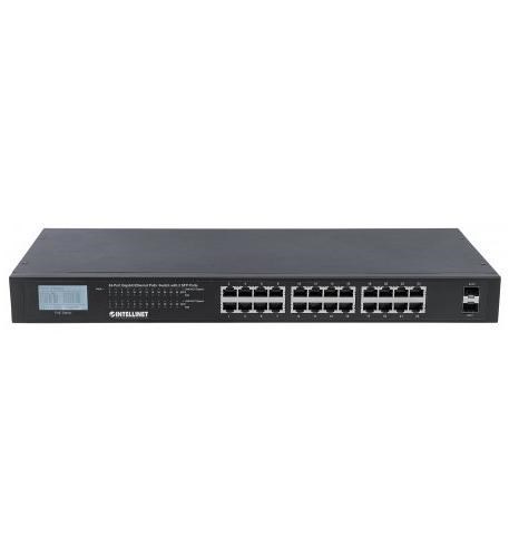 Intellinet 24-Port Gigabit Ethernet PoEplus Switch