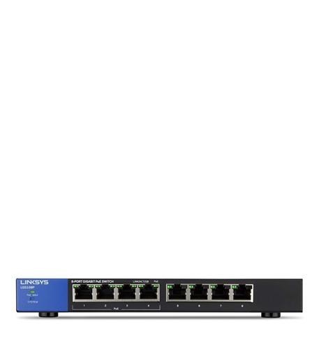 Linksys 8-Port PoE Desktop Giga Switch