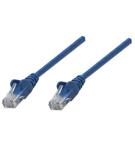 Intellinet CAT5e Boot Patch Cord .5 FT Blue