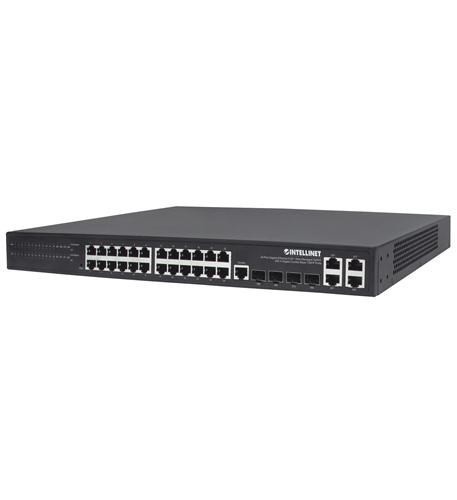 Intellinet 24-Port GB Ethernet PoEplus Web-Manage