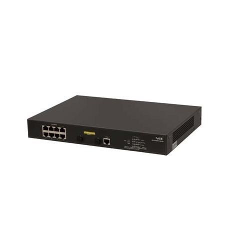 Nec QX-S1008GT-2G-PW; 8 X 1 Gigabit PoE PS;