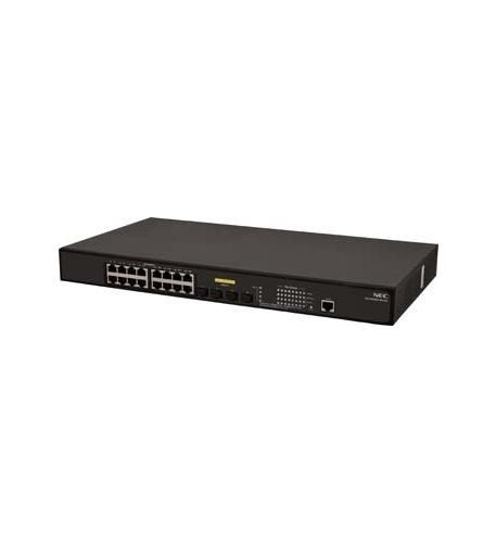 Nec QX-S1016GT-4G-PW; 16 X 1 Gigabit PoE Por