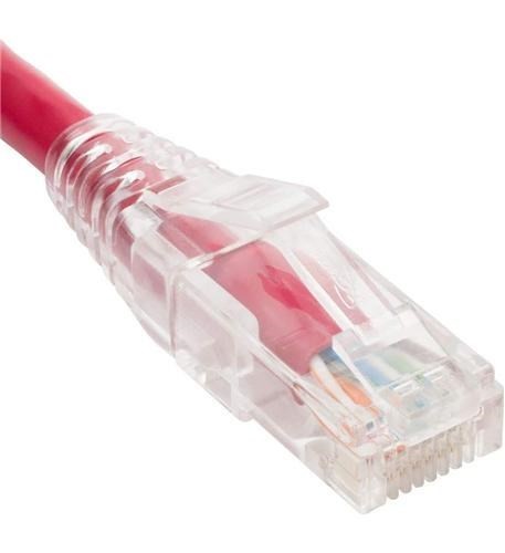 Icc Patch Cord Cat6 Clear Boot 14' Red