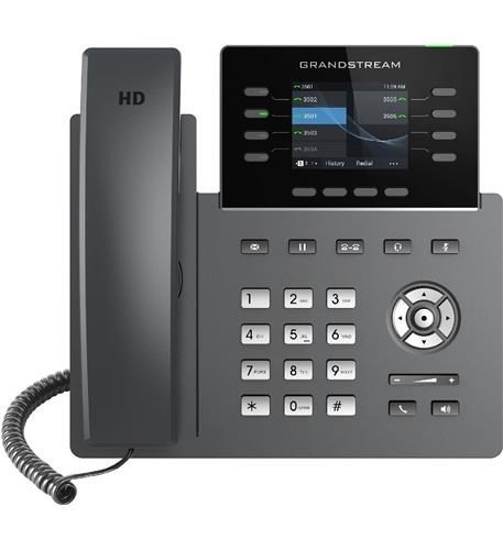 Grandstream 8 Lines; 4 Sip Accounts; 2.8In Screen