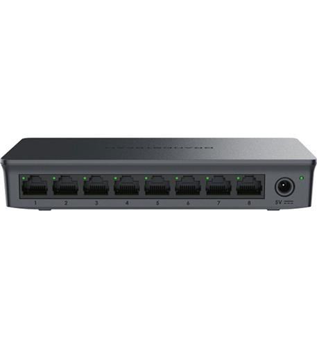Grandstream Layer 2 Unmanaged Switch; 8 X GigE; Plas
