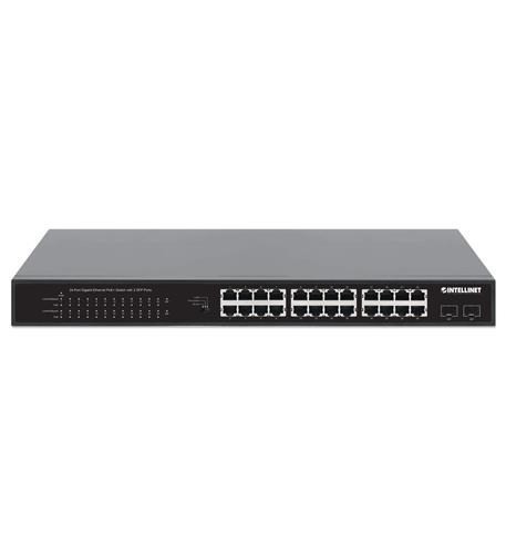 Intellinet 24 Port Gigabit Unmanaged PoE 370Watt