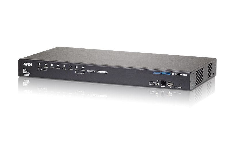 Aten 8 Port Rackmount Usb 2.0 Hdmi KVMP Switch. Support HDCP, Video DynaSync, Multi-Display Feature, KB/MS Emulation - [ Old Sku: CS-1798 ]
