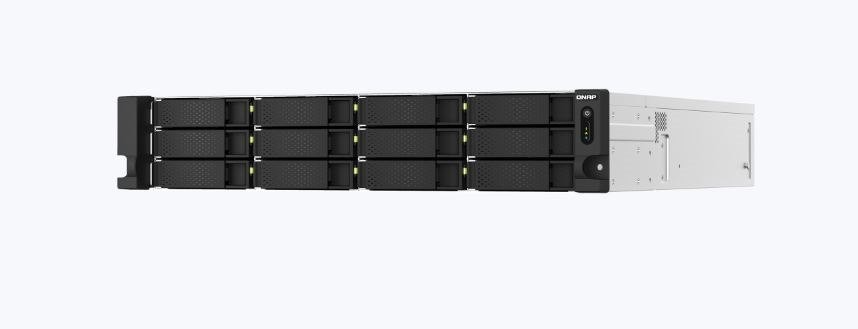 Qnap 12+6-Bay Nas (No Disk) Xeon 4-Core 3.4GHz, 16GB, 10GbRJ45(2), 2.5GbE(2), Rpsu, 5YR