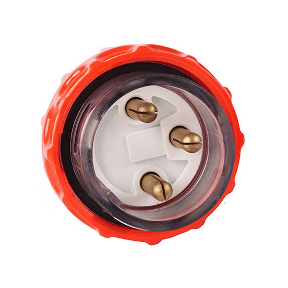 4Cabling 4C | Industrial Straight Plug 250V 3 Round Pin 32A