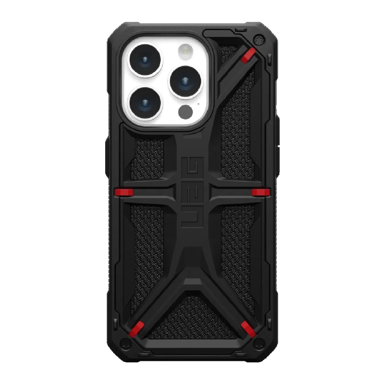 Uag Monarch Kevlar Apple iPhone 15 Pro (6.1') Case - Kevlar Black (114278113940), 20FT. Drop Protection(6M),5 Layers Protection,Tactical Grip