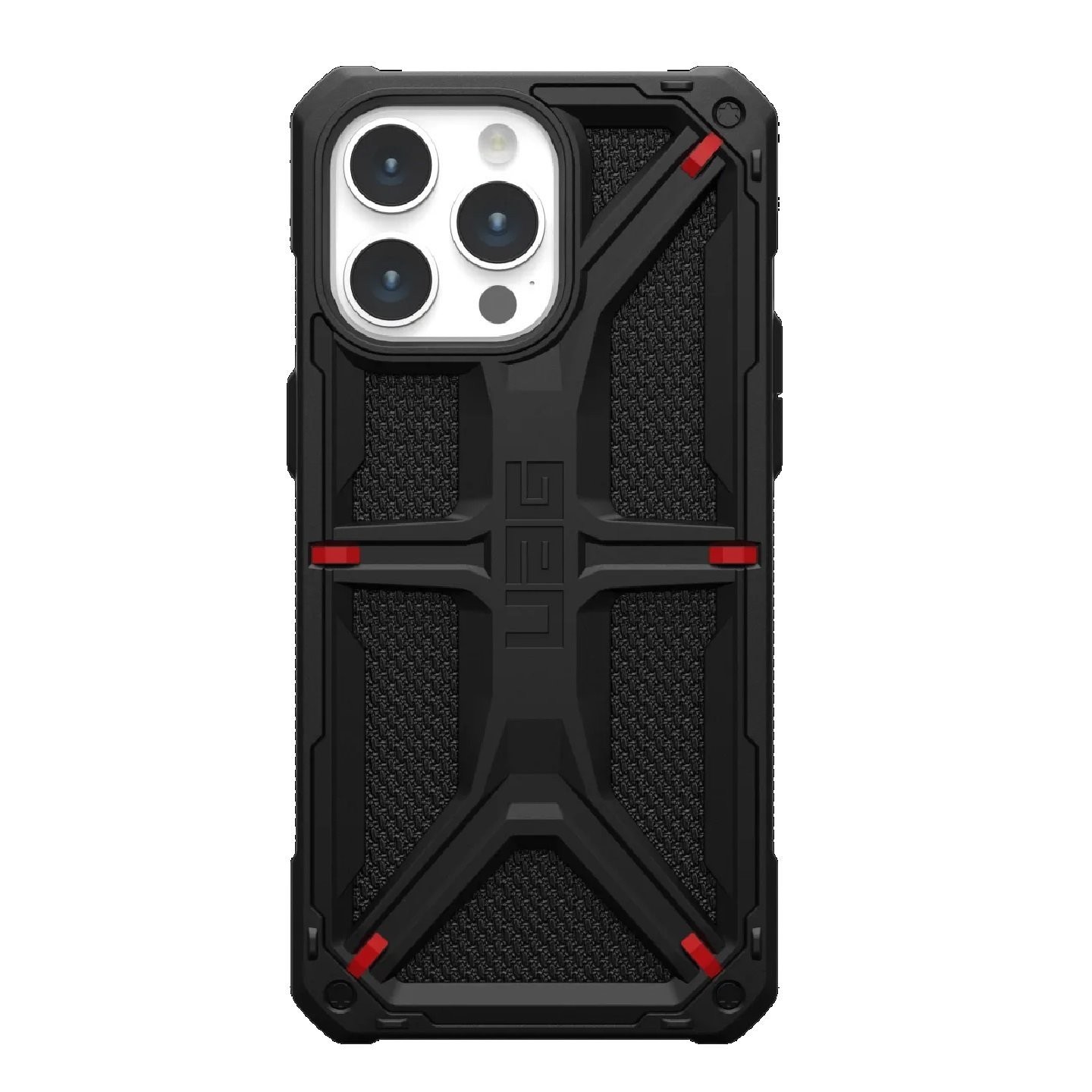 Uag Monarch Kevlar Apple iPhone 15 Pro Max (6.7') Case - Kevlar Black(114298113940), 20FT. Drop Protection (6M),5 Layers Protection,Tactical Grip