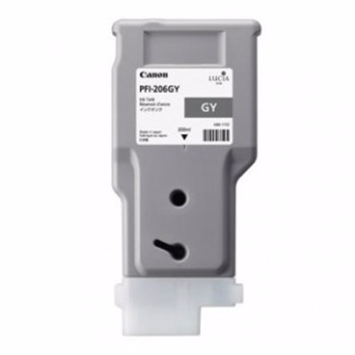 Canon Lucia EX PFI-206GY Original High Yield Inkjet Ink Cartridge - Grey Pack