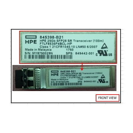 HPE SFP28 - 1 x LC Duplex 25GBase-SR Network