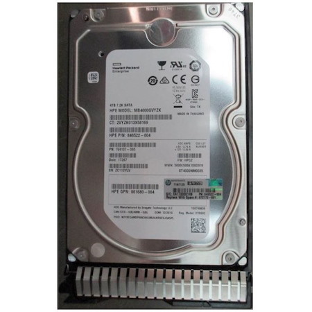 HPE 4 TB Hard Drive - 3.5" Internal - SATA (SATA/600)